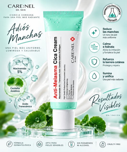 CARE:NEL - Anti-Melasma Cica Cream (Adiós Manchas)